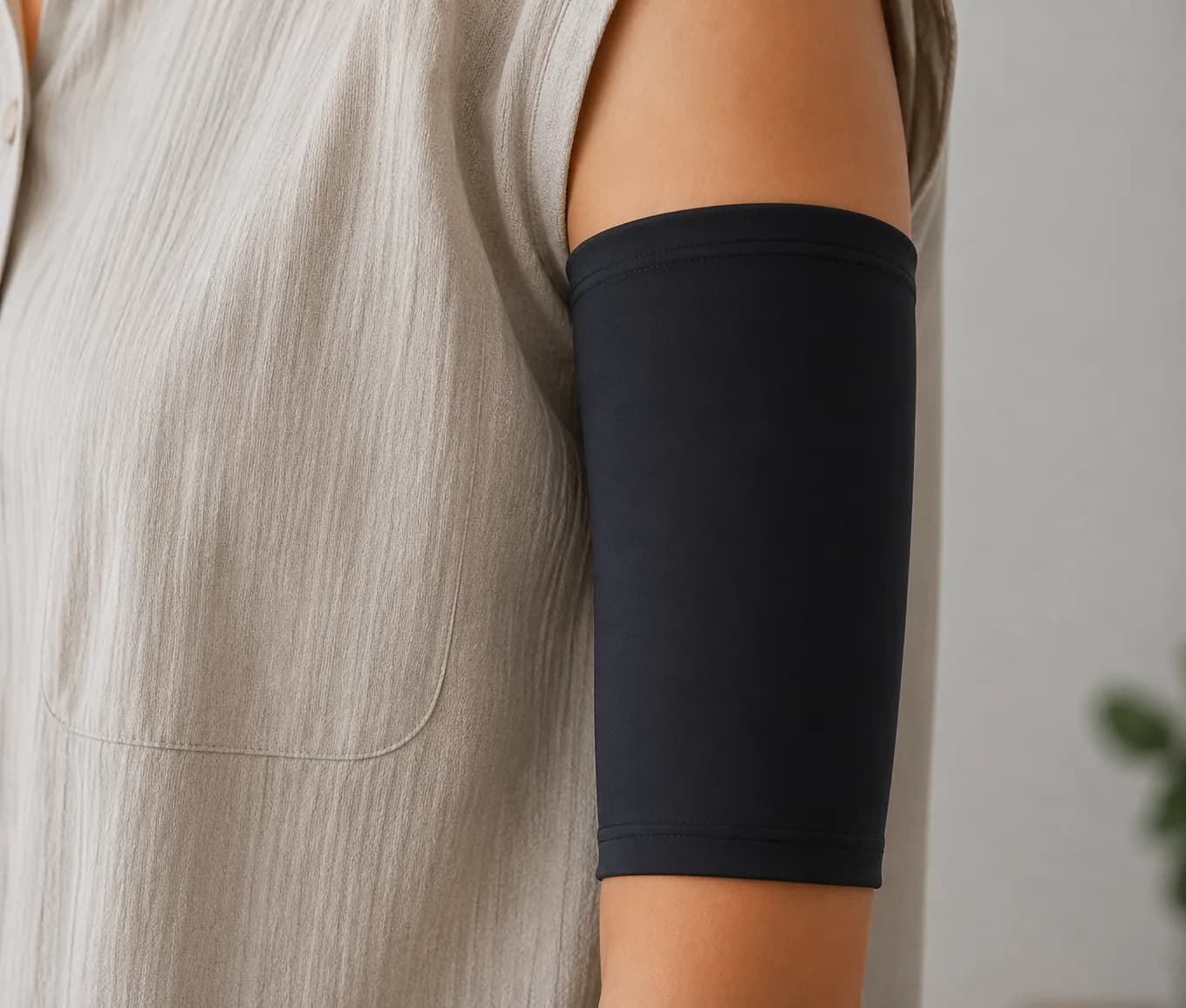 Essential PICC line cover in Black