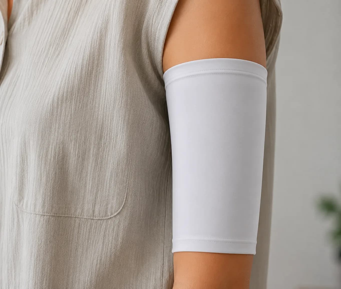 Essential PICC line cover in White