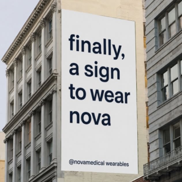 Finally, a sign to wear Nova.